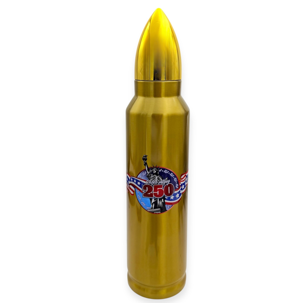 Bullet shaped flasks Statue of Liberty 250