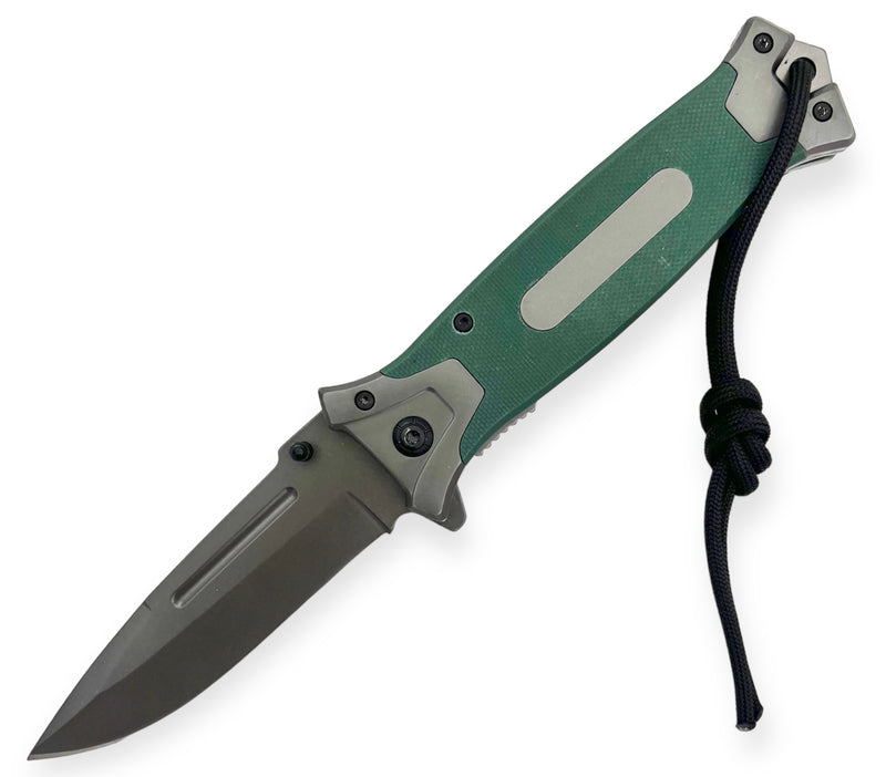 Tiger-USA®Dark Green Folding Knife