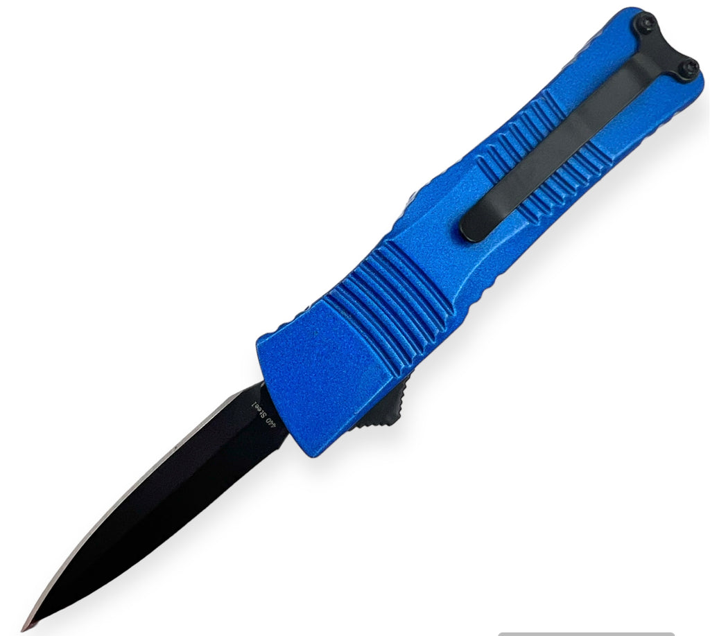 5.0 INC Automatic Knife Drop Point   (Blue)