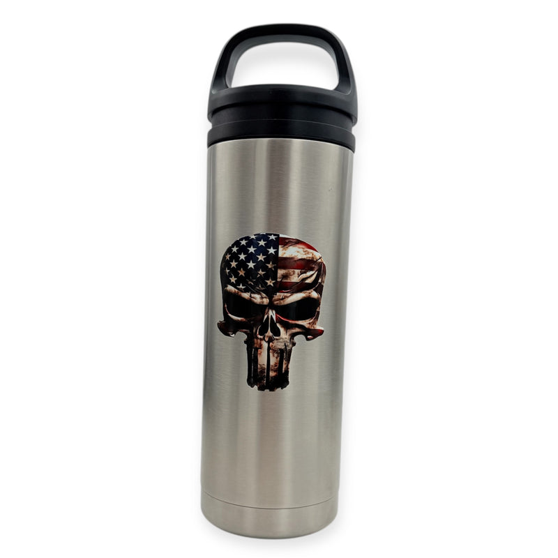 Ultra Mug, Curved 16 oz American Skull