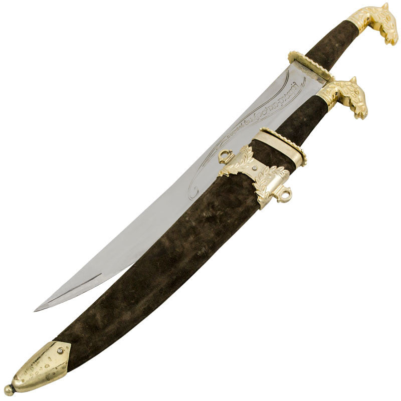 23 Inch Fantasy Warrior Horse Sword w/ Scabbard, , Panther Trading Company- Panther Wholesale