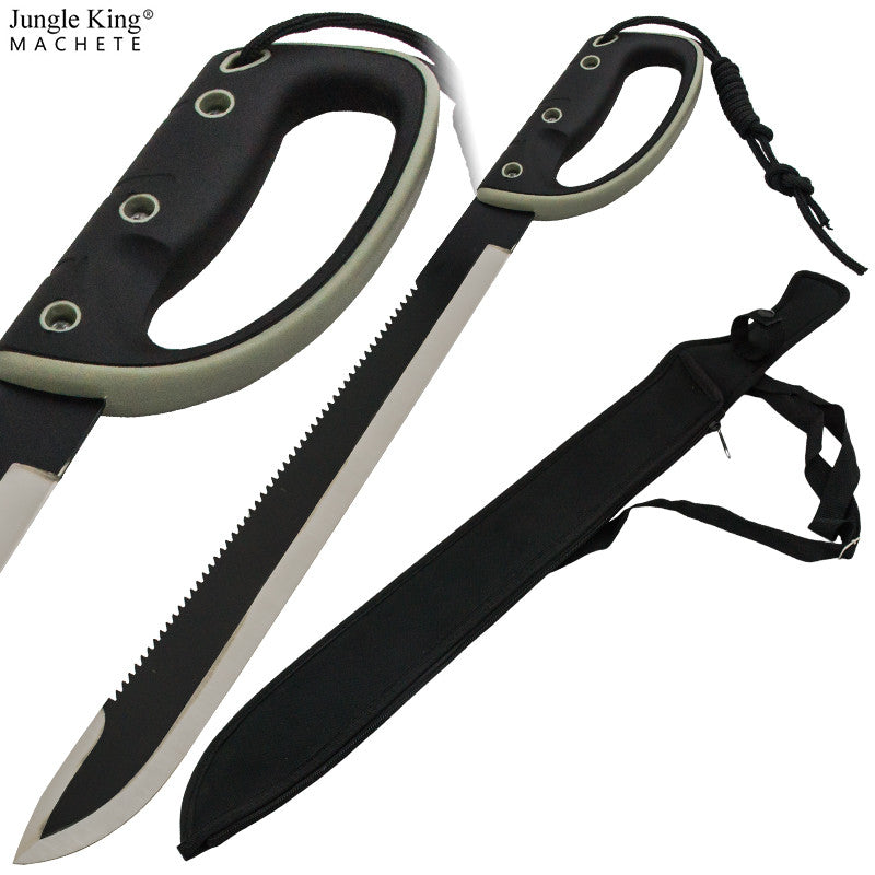 23 Inch Jungle King Machete Enclosed Handle, , Panther Trading Company- Panther Wholesale
