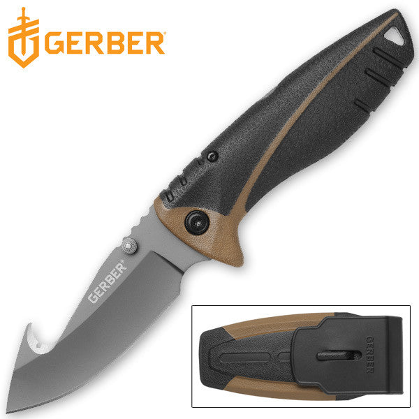 Myth Folding Sheath Knife (Gut Hook), , Panther Trading Company- Panther Wholesale