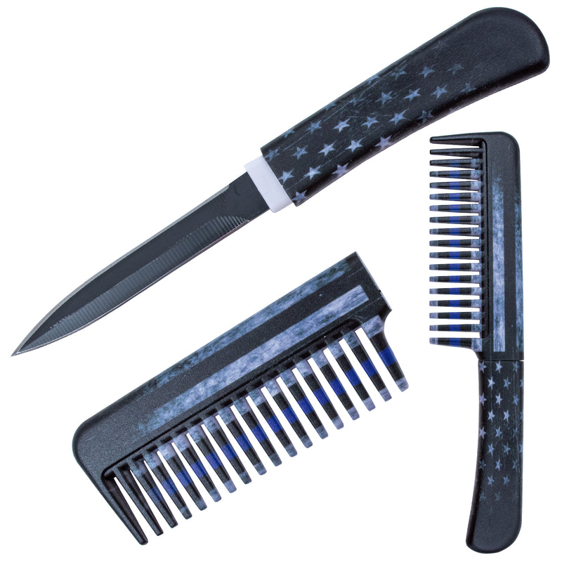 Comb Knife Blue Lives Matter
