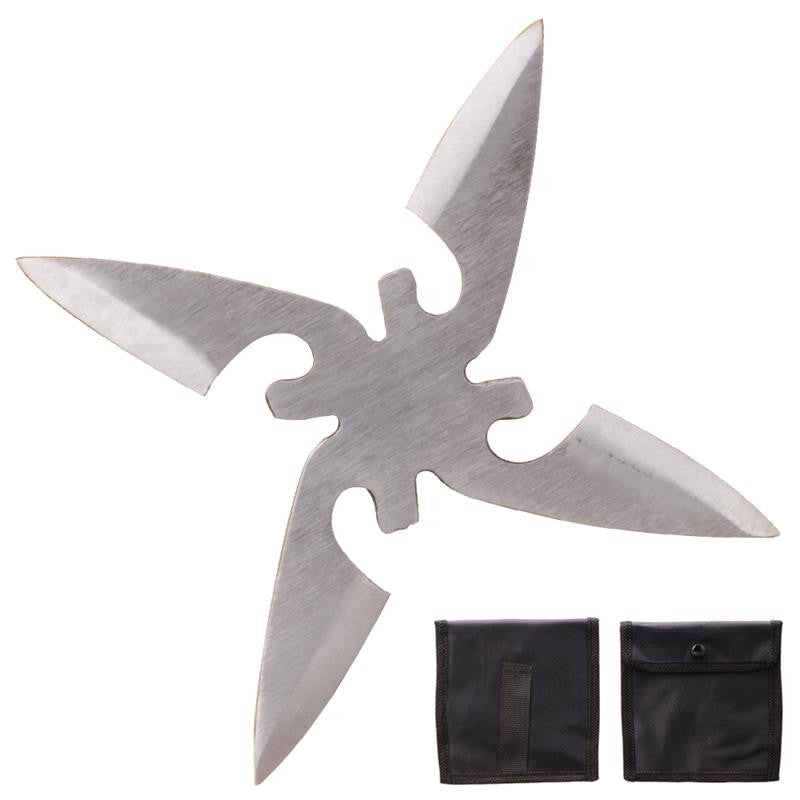 Deadly Assassin Stainless Steel Throwing Stars, , Panther Trading Company- Panther Wholesale