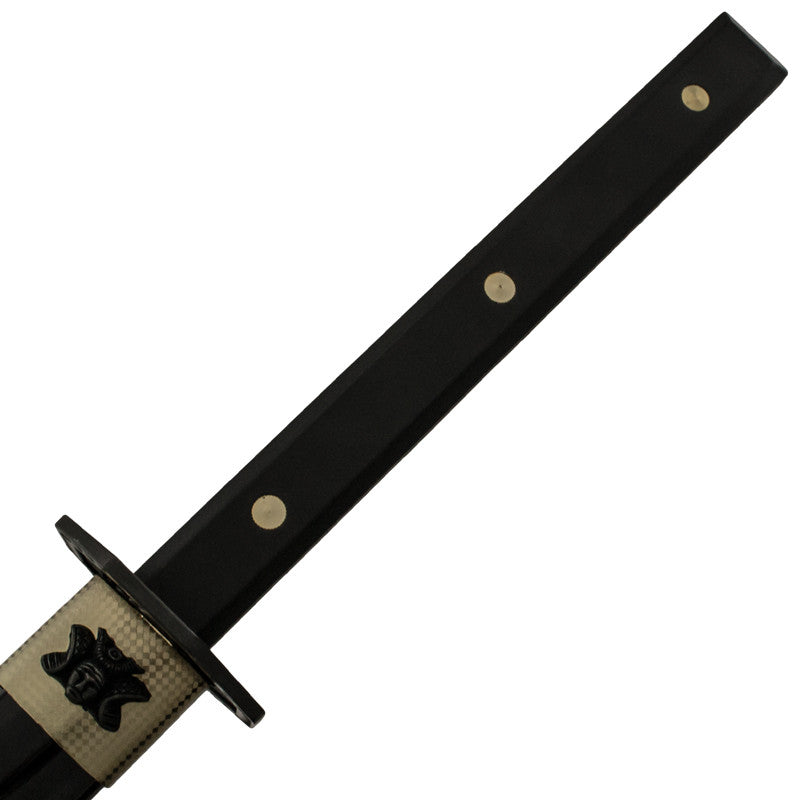 Full Tang Gold King Katana with Scabbard, , Panther Trading Company- Panther Wholesale