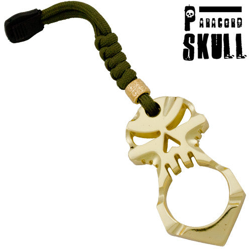 Public Safety Survival Knuckle Keychain Skull Head, , Panther Trading Company- Panther Wholesale