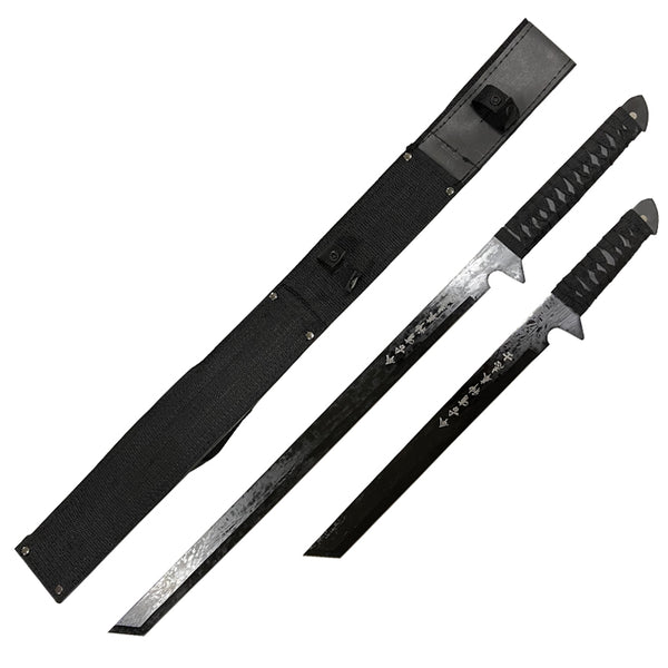 Two Piece Battle Sword Dual Dueler - Black – Panther Wholesale