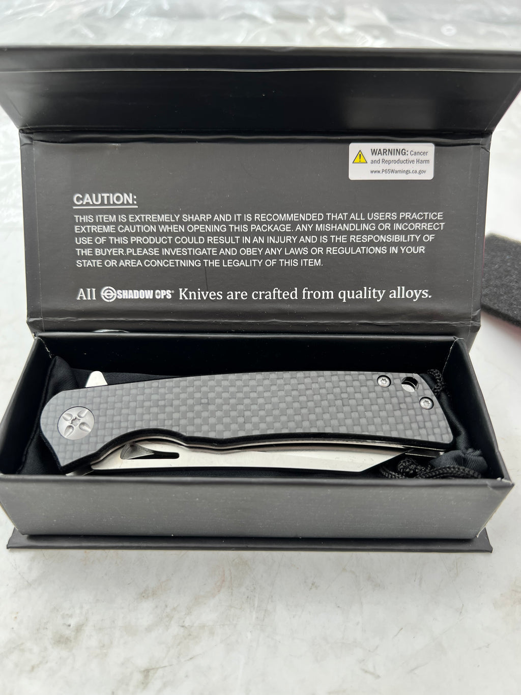 Shadow Ops® Folding Knife Tanto Blade