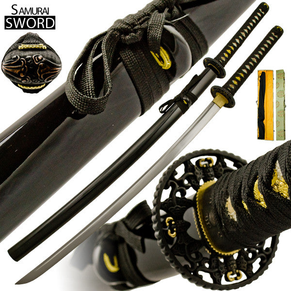 Handmade Flight Night Katana Sword Set with Case, , Panther Trading Company- Panther Wholesale