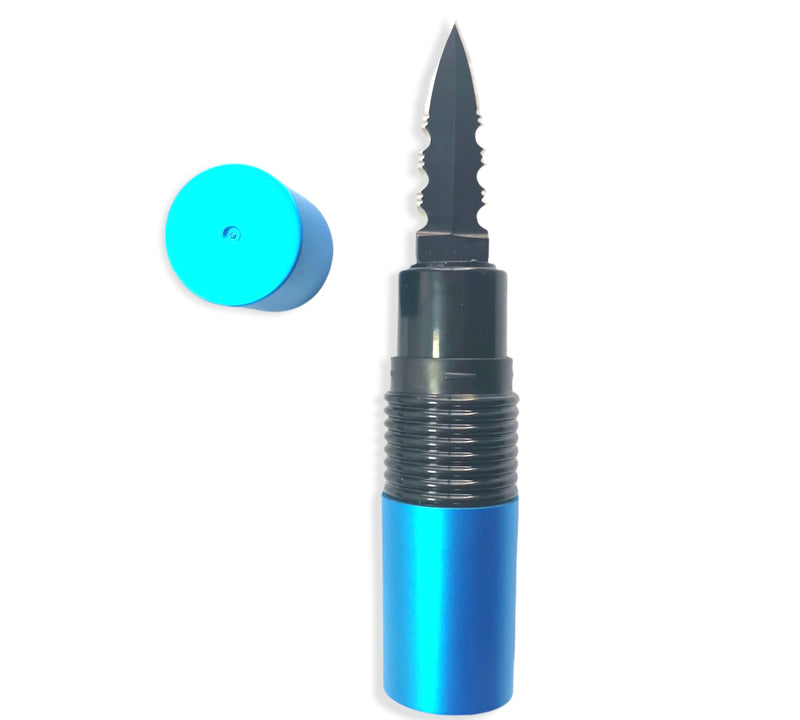 4.5 Inch Pucker-Up Lipstick Knife (TEAL)