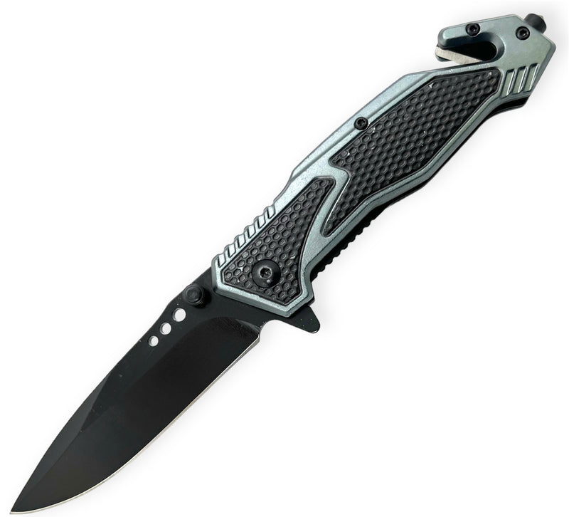 Tiger USA Spring Assisted Knife GREY