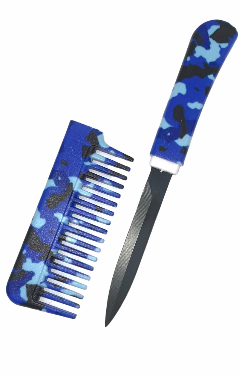 Comb Knife Camo BLUE