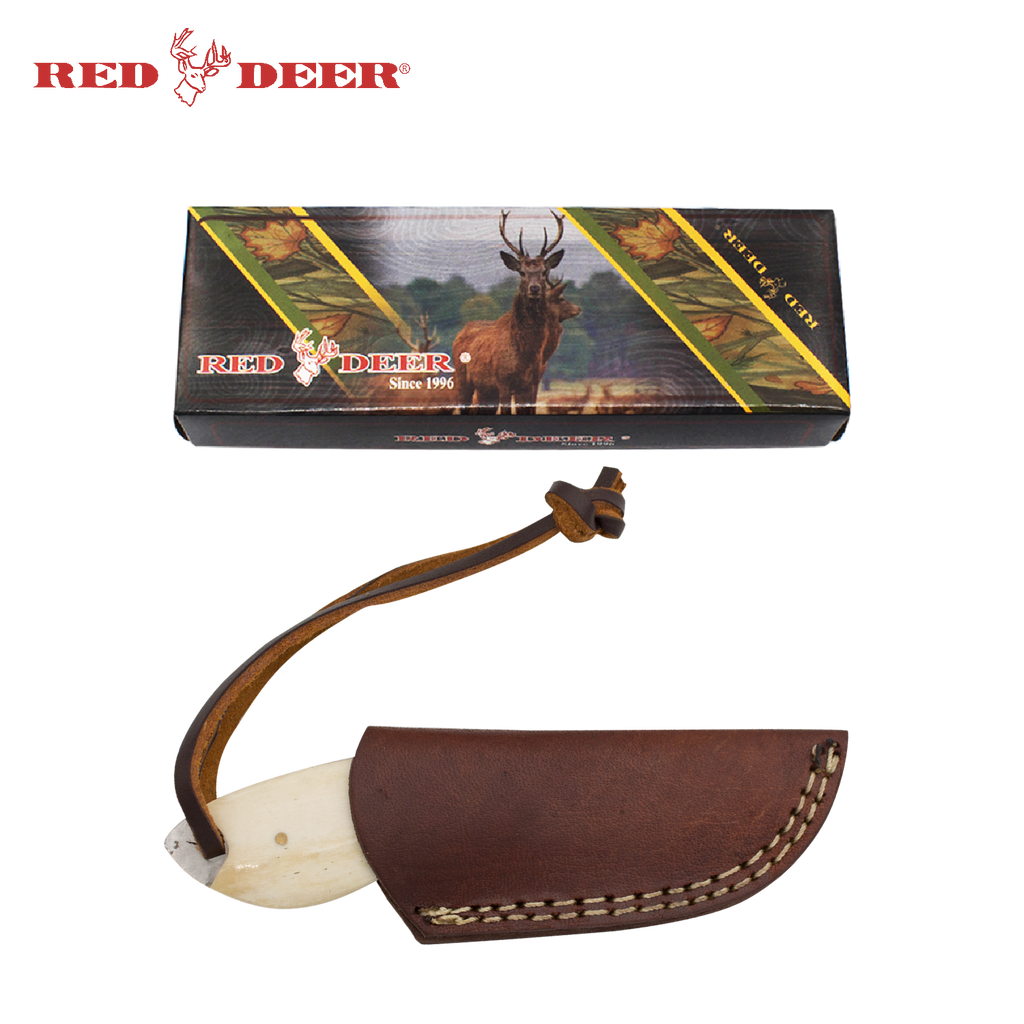 Red Deer® Full Tang 5 Inch Bone Hunting Knife