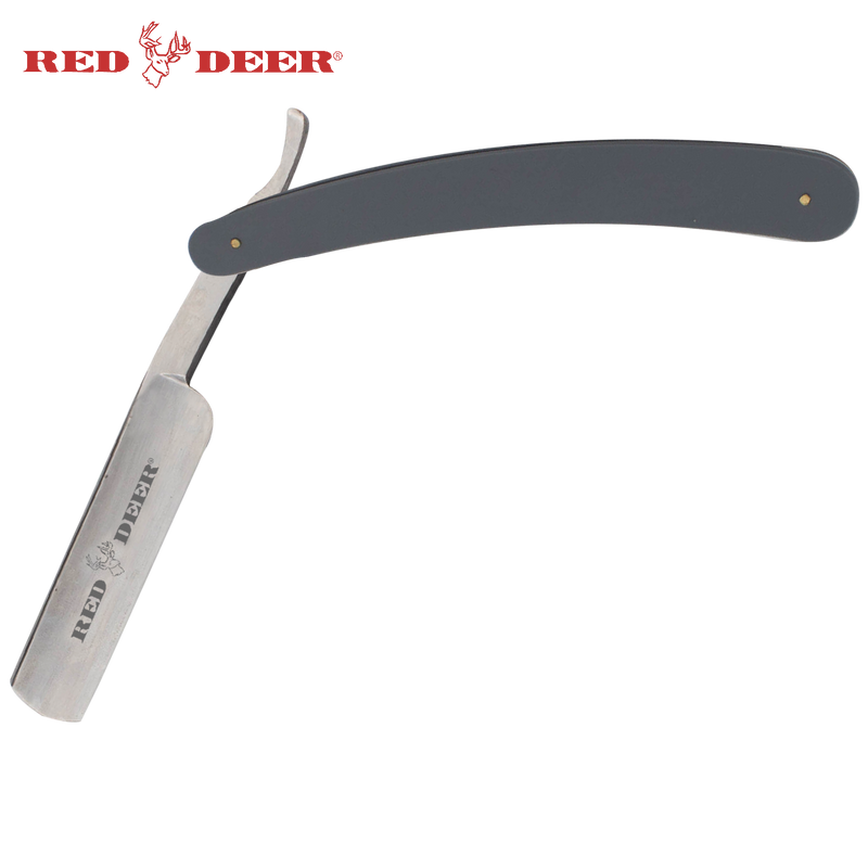 Gray Red Deer Shaving Barber Vintage Straight Razor, , Panther Trading Company- Panther Wholesale