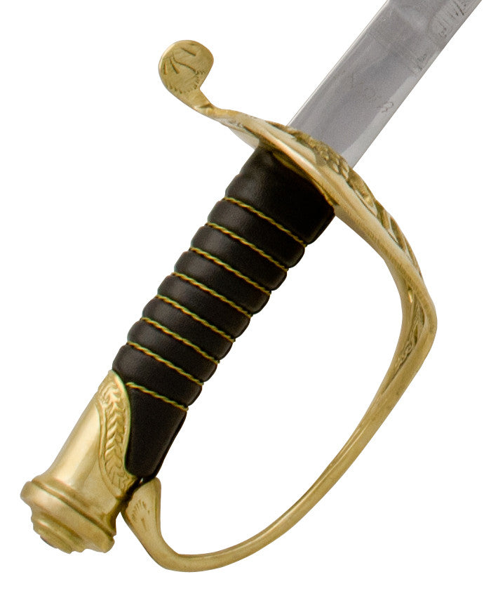 Civil War Engraved Sword With Carbon Steel Scabbard, , Panther Trading Company- Panther Wholesale