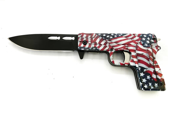 Mexico Rifle Mexican Pride Flag Tiger-USA Spring Assisted Tanto Folder –  Panther Wholesale