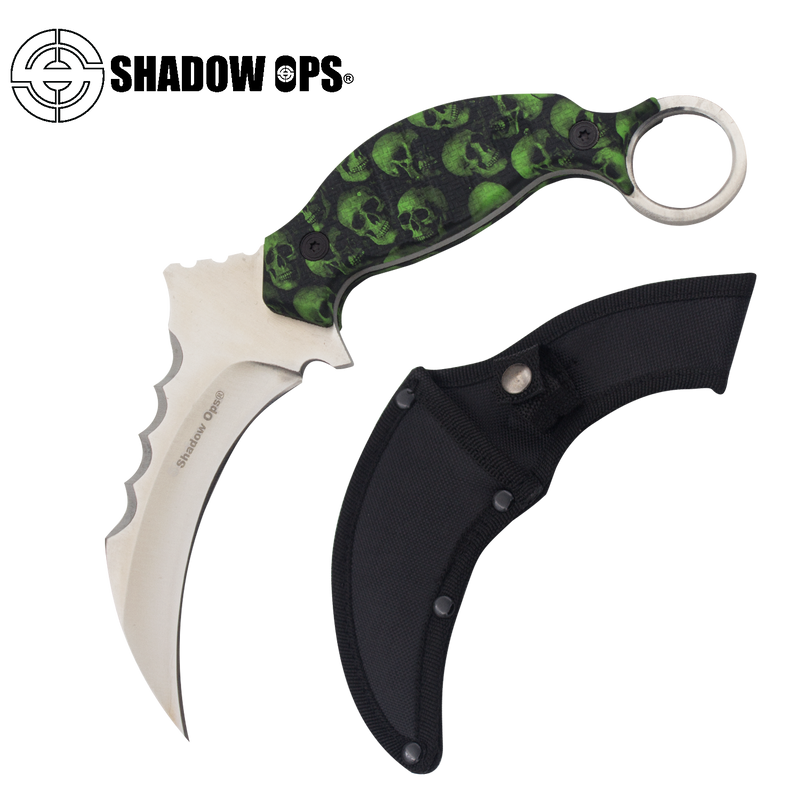 Fixed Blade Karambit Combat Knife with Sheath, , Panther Trading Company- Panther Wholesale
