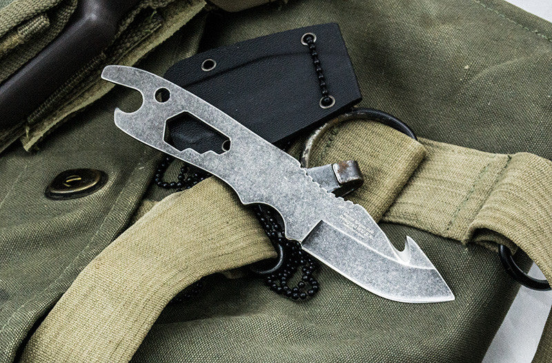 Shadow Ops Neck Knife With Ball Chain and Sheath, , Panther Trading Company- Panther Wholesale