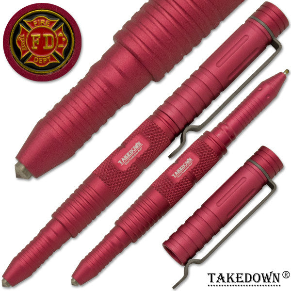 Fire-Fighter Tactical public safety Tool & Pen Tactical Pen, , Panther Trading Company- Panther Wholesale