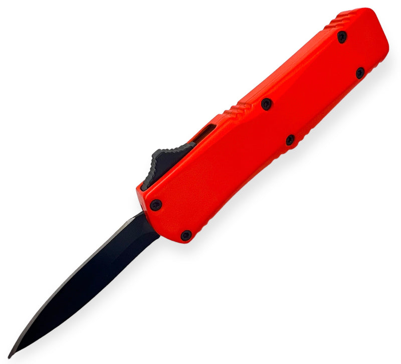 OTF Automatic Knife Drop Point  - Orange