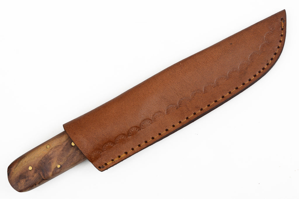 8.5 inch Hunting Knife Set W. Leather Case