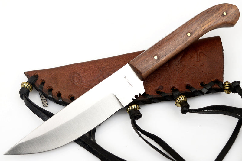 Hunting Knife Set W. Leather Case
