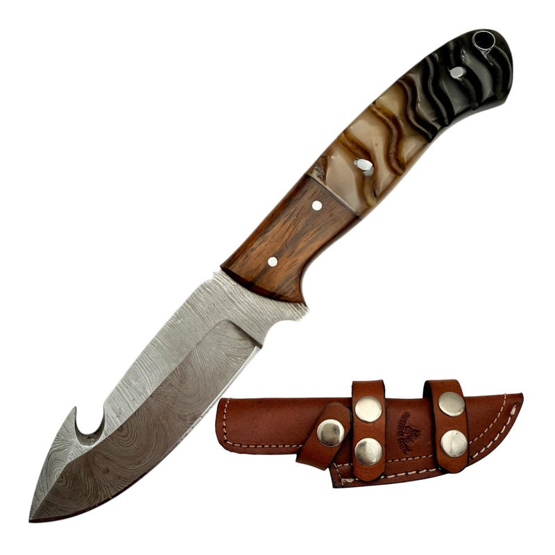 Red Deer® Damascus Ram Horn