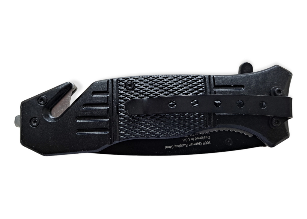PSO-Sheriff Trigger Action Liner Lock Drop Point Blade Knife