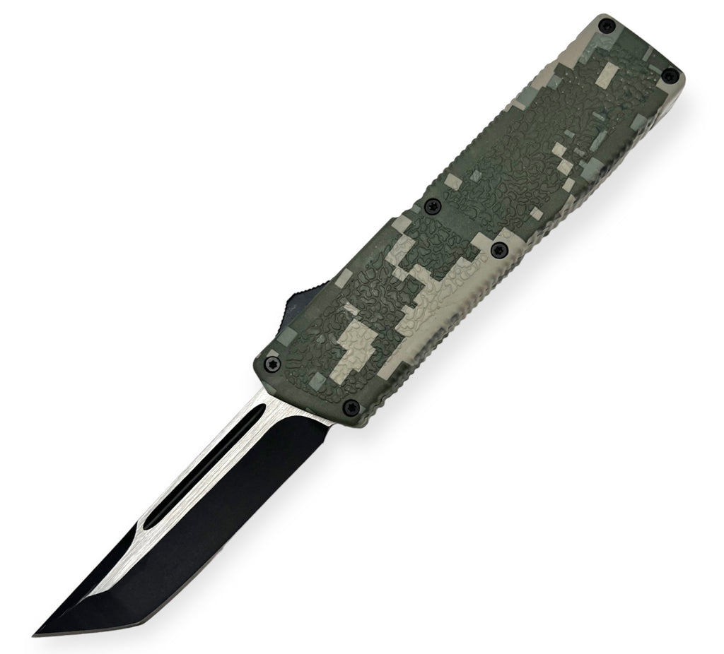 Lighting OTF Knife Case Green CAMO/Case