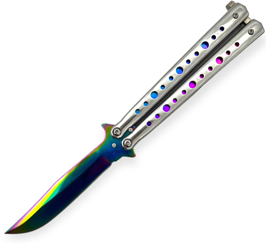 Rainbow Reign Bro Balisong Knife