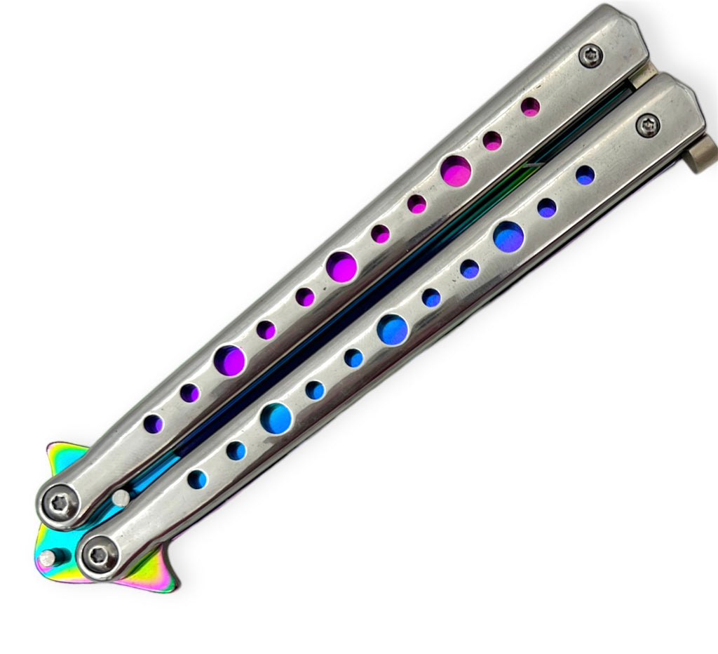 Rainbow Reign Bro Balisong Knife