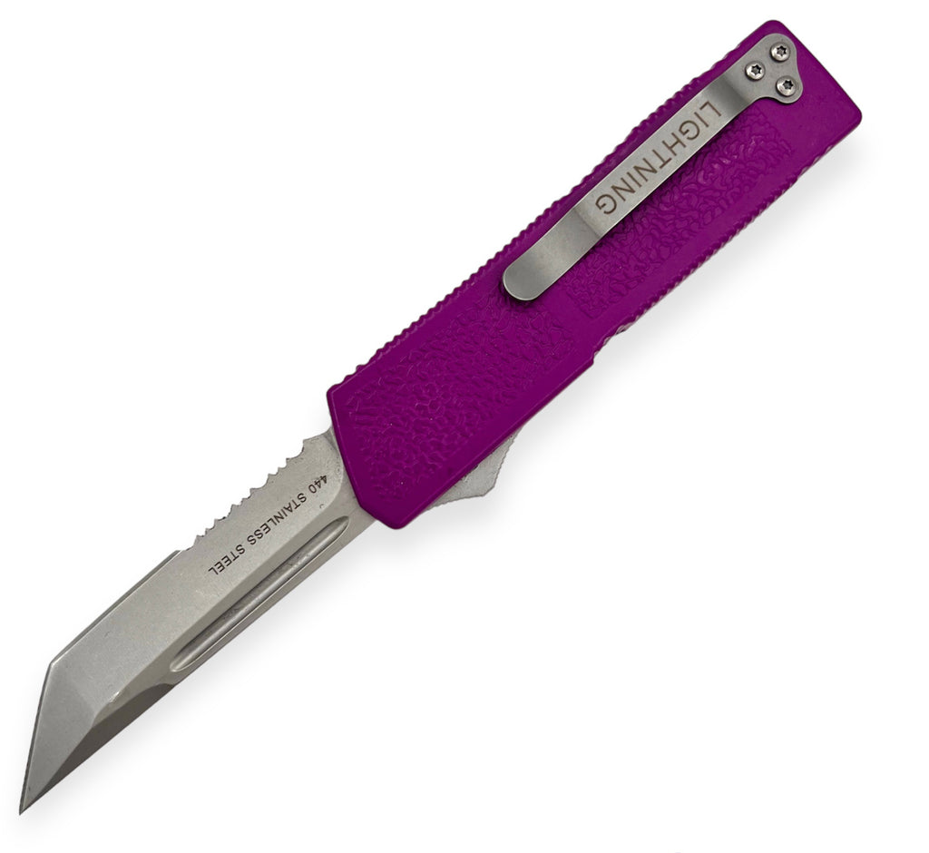 Lighting OTF Knife Purple