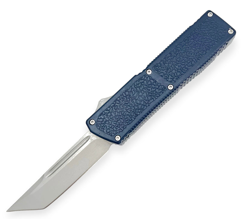 Lighting OTF Knife Blue Tanto Blade
