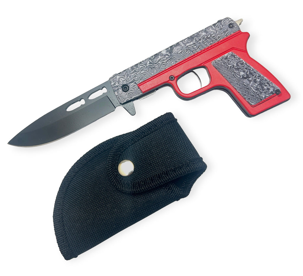 Tiger-USA Pistol Spring Assisted Knife