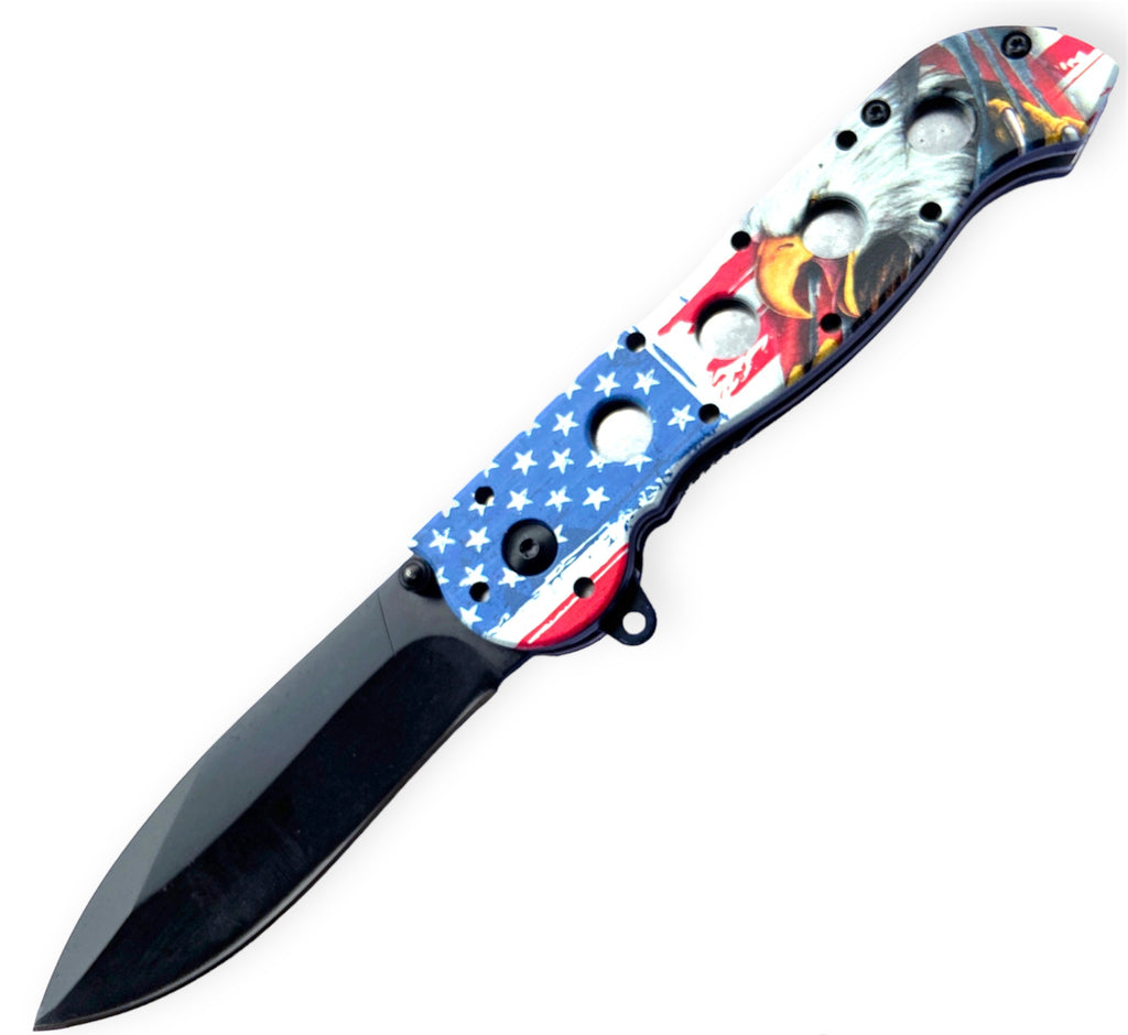 Tiger Usa® Spring Assisted Knife  Eagle