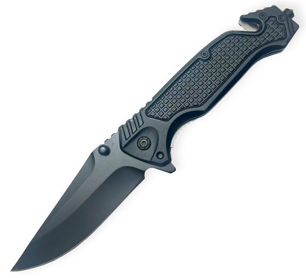 Tiger Usa® Spring Assisted Knife Black