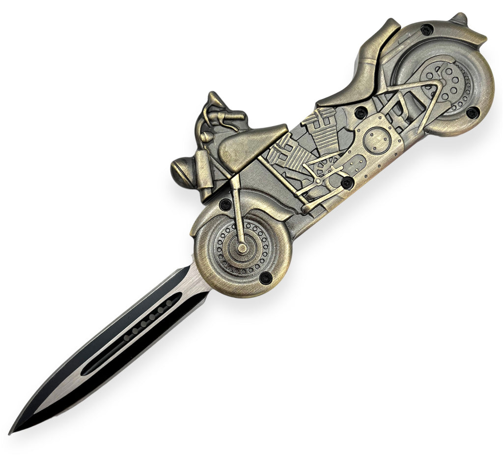 Motorcycle Knife Gold