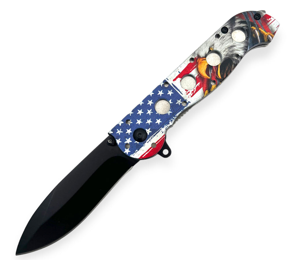 Tiger Usa® Spring Assisted Knife  Eagle