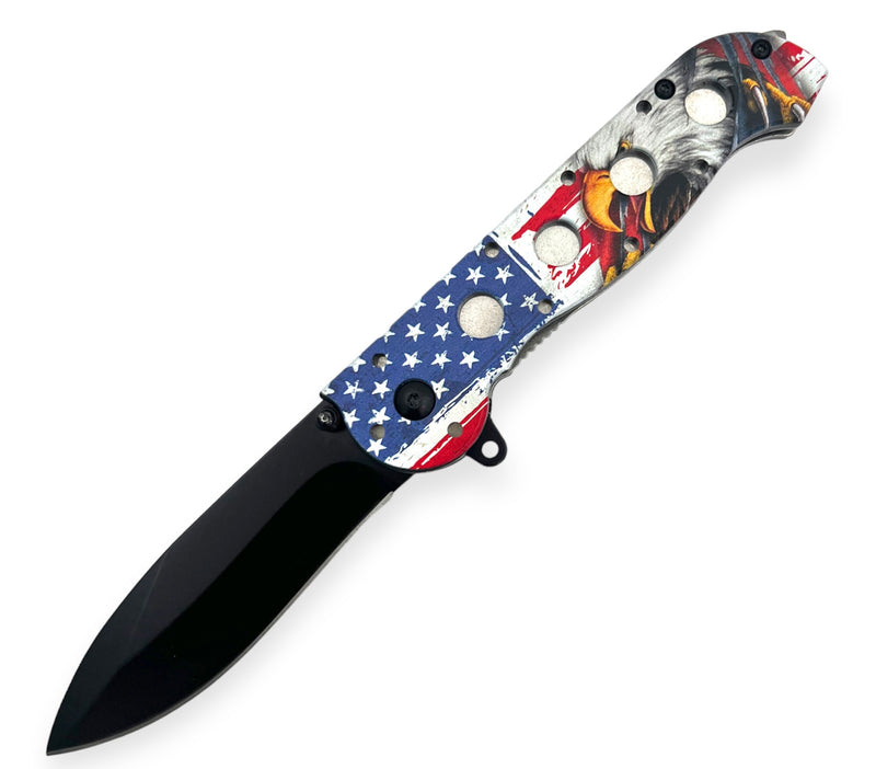 Tiger Usa® Spring Assisted Knife  Eagle