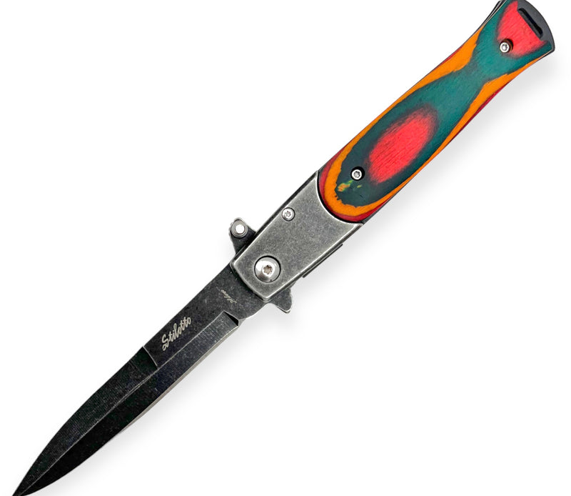 Tiger USA Spring Assisted Stiletto Knife