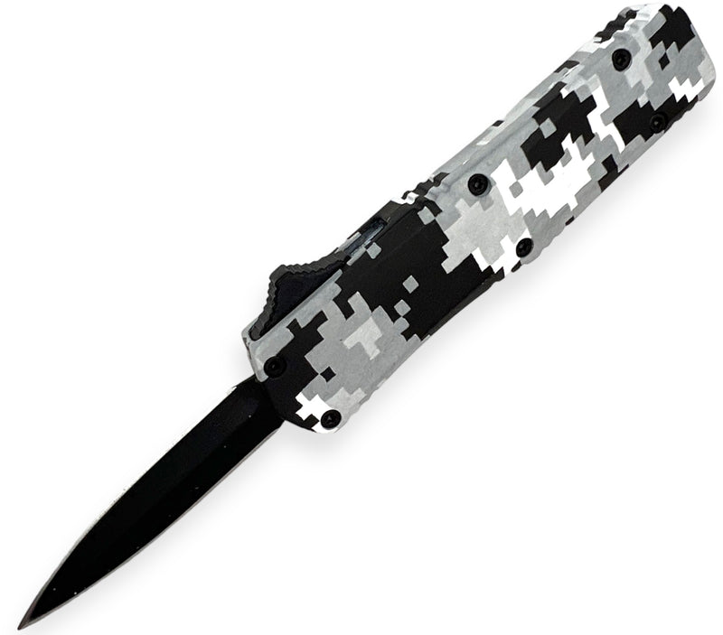 OTF Automatic Knife Drop Point - Carbon Fiber