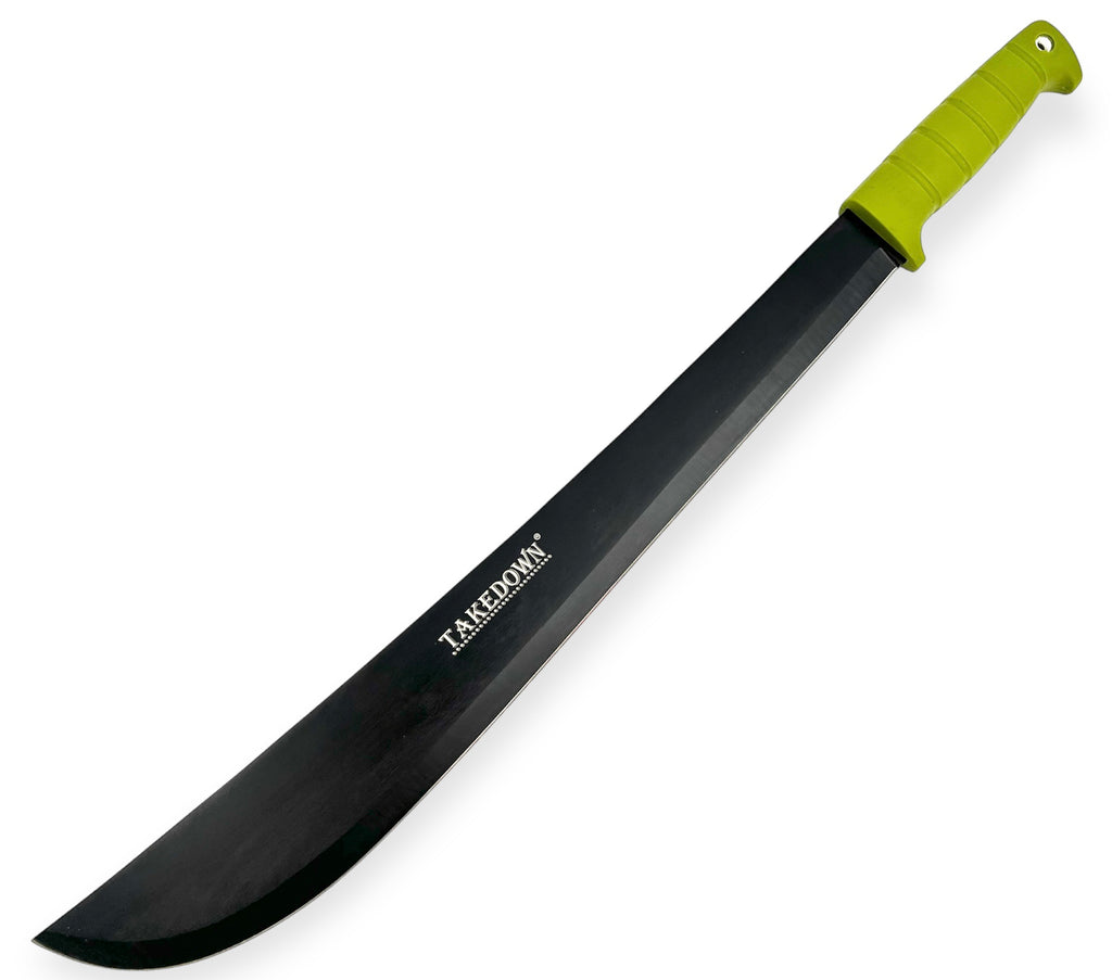 22 Inch Takedown® Undead Slayer Panga Machete GREEN