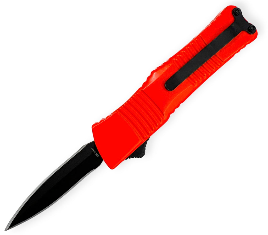 5.0 INC Automatic Knife Drop Point  - ORANGE (OTF) Trump 2024