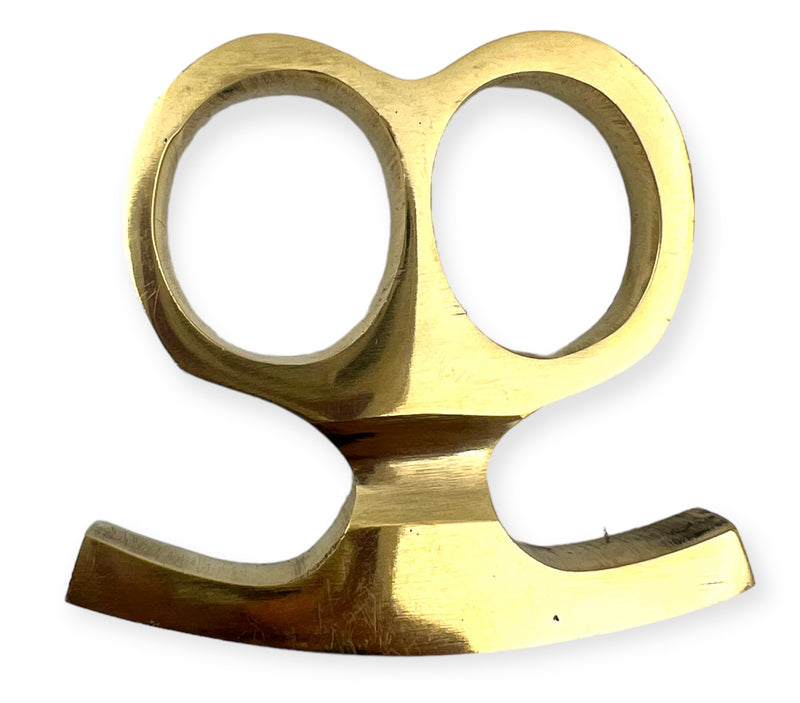 Solid Heavy Real Brass Knuckles 2 Fingers