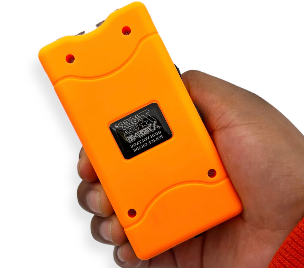 Tiger-USA Xtreme® 96 Mill Orange  Rechargeable Stun Gun & Flash Light