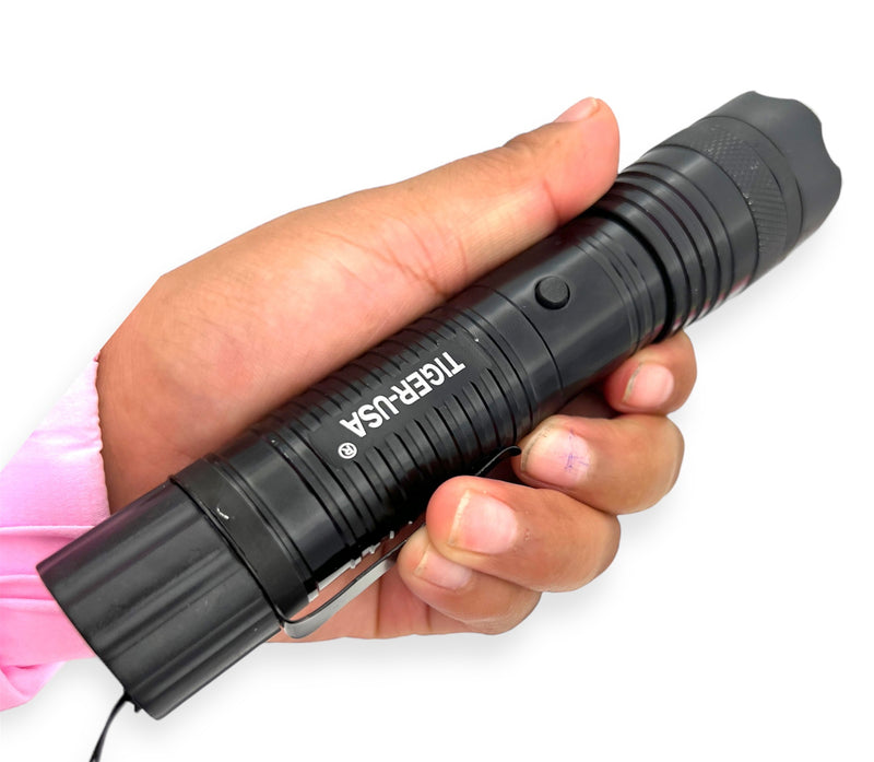 Tiger-USA Xtreme® 100 Mill  V Stun Gun Flashlight (BLACK)