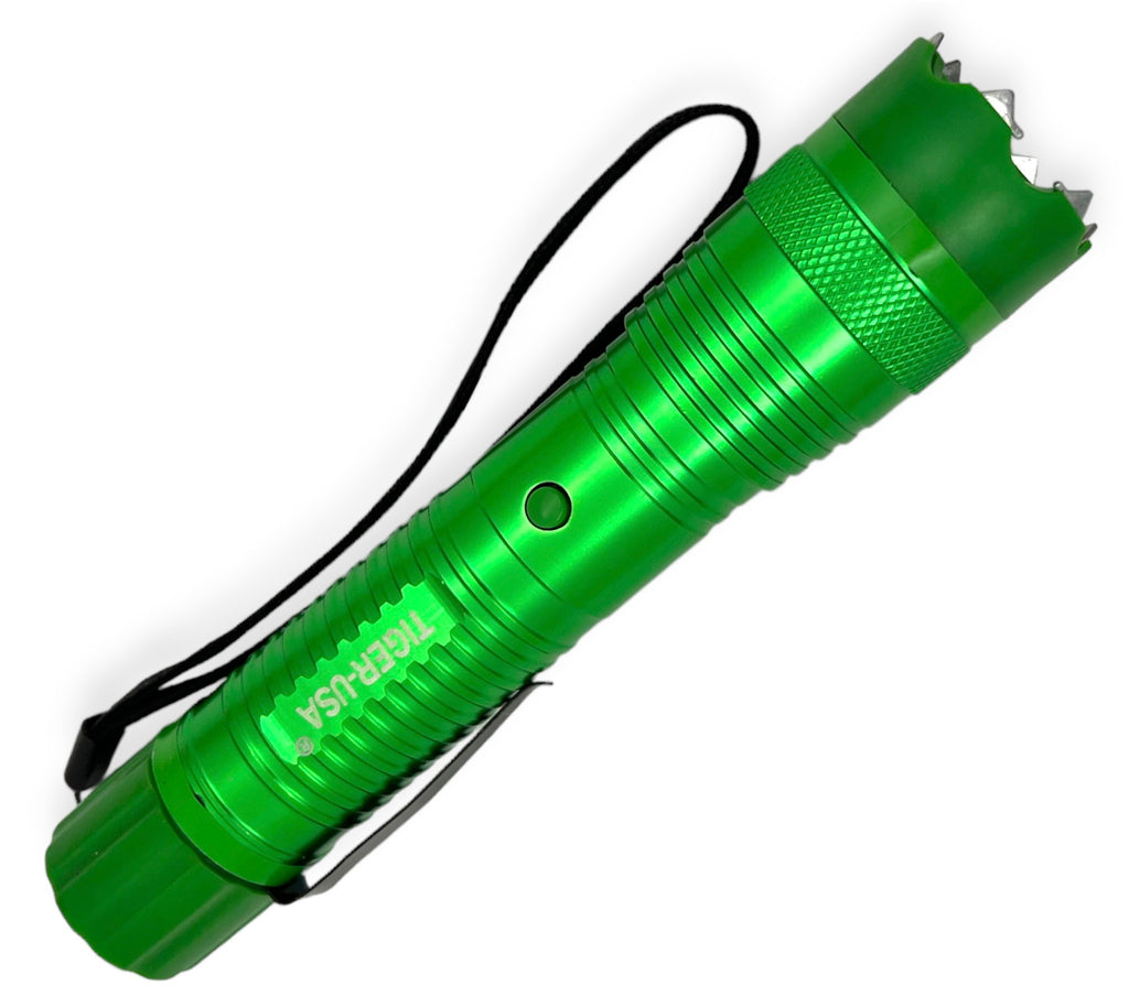 Tiger-USA Xtreme® 100 Mill  V Stun Gun Flashlight (GREEN)