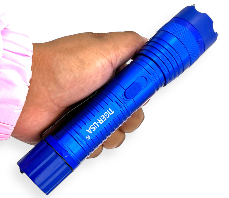 Tiger-USA Xtreme® 100 Mill  V Stun Gun Flashlight (BLUE)