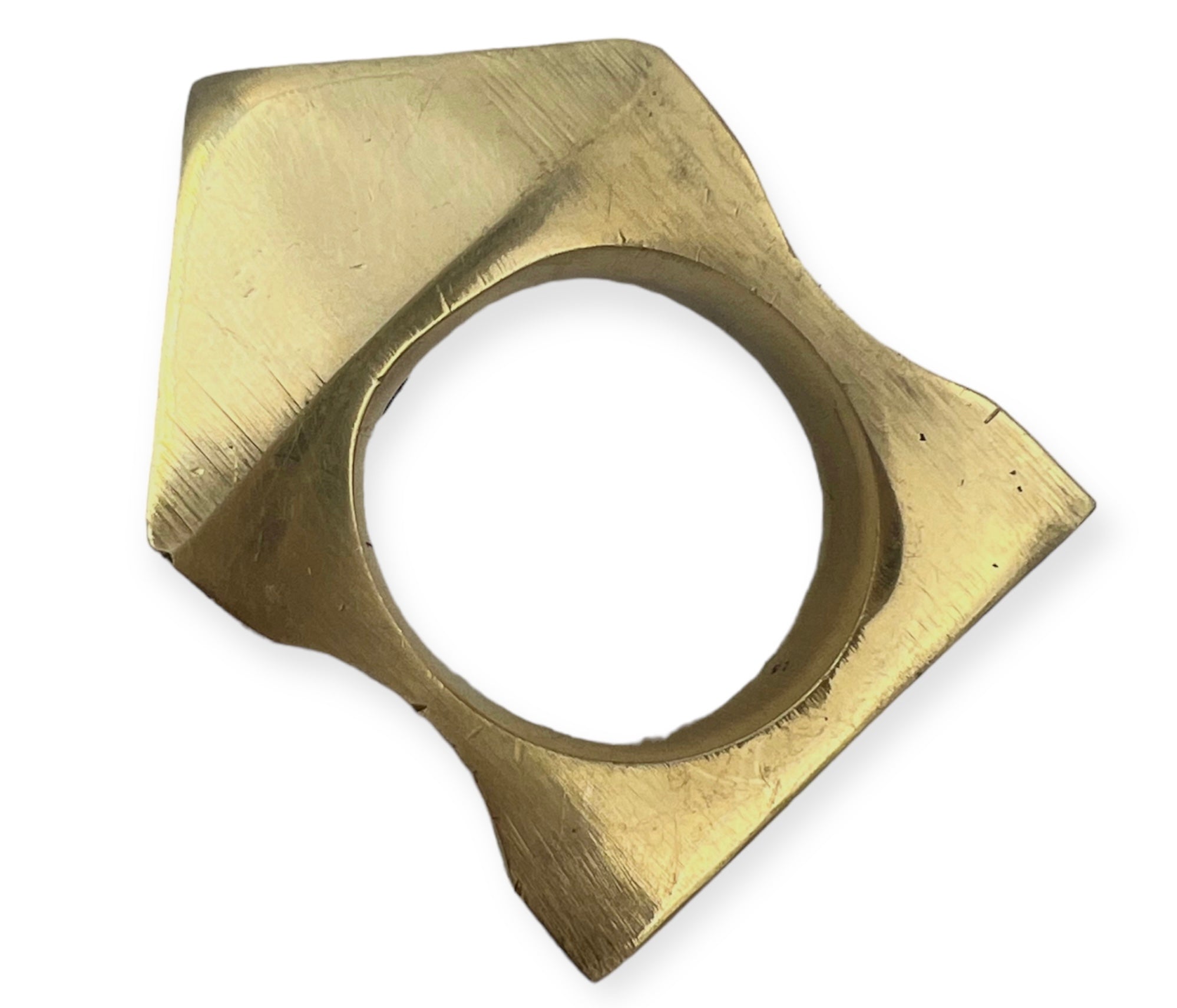 Spiked Brass Knuckle Solid Steel - Copper